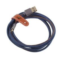 Micro USB B -> USB 1.2 m Remax Cowboy (RC-096m-1.2m-blue) синій