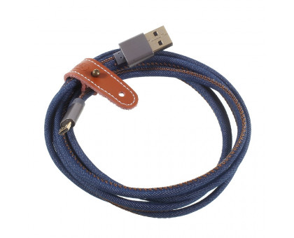 Micro USB B -> USB 1.2 m Remax Cowboy (RC-096m-1.2m-blue) синій