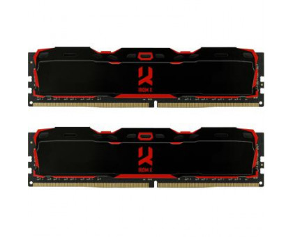 Goodram 16Gb (2*8Gb) 2666MHz Iridium X Black (IR-X2666D464L16S/16GDC)
