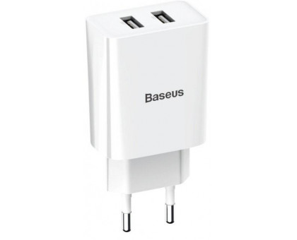 Baseus Speed Mini White (CCFS-R02) 2*USB/2 A/5 V