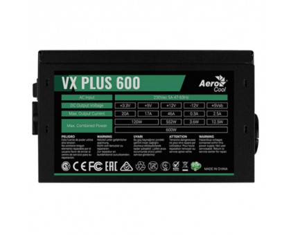 AeroCool 600W VX Plus 600