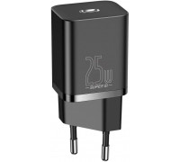 Мережевий зарядний пристрій Baseus Super Si Quick Charger 1C 25W EU Black CCSP020101