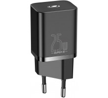 Мережевий зарядний пристрій Baseus Super Si Quick Charger 1C 25W EU Black CCSP020101