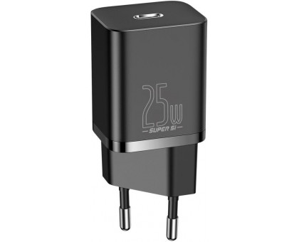 Мережевий зарядний пристрій Baseus Super Si Quick Charger 1C 25W EU Black CCSP020101