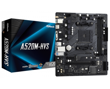 ASRock A520M-HVS Socket AM4