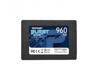 Patriot 960 GB SSD Burst Elite SATA III (PBE960GS25SSDR)