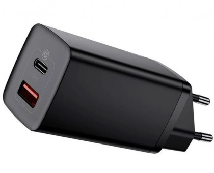 Мережевий ЗП Baseus GaN2 Lite Black (CCGAN2L-B01) 65Вт