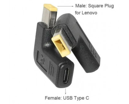 Перехідник PD (Power Delivery) тригер 20v Type-C (female) (max 5a, 100w) на Square tip 11.0x4.5mm з USB Type-C (Female) Power