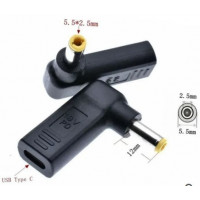 Перехідник PD trigger USB Type-C to DC 5.5x2.1/2.5 19.5V