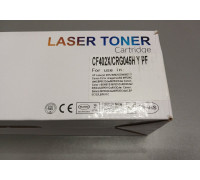 Toner laser cartridge HP CF402X/ Canon CRG045H жовтий