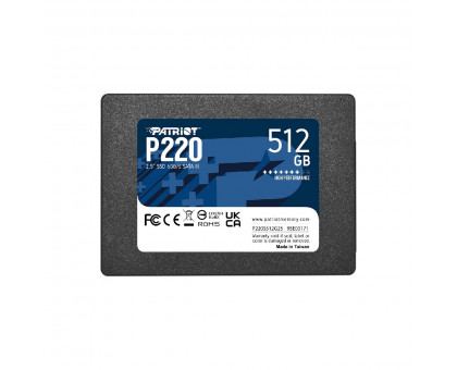 Patriot 512GB P220 2.5" SATAIII TLC (P220S512G25) SSD