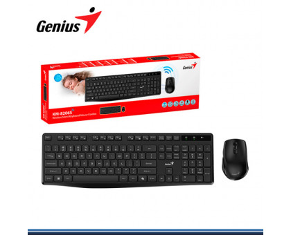 GENIUS KM-8206S, Чорний, 2.4GHZ, UKR клавіатура+миша
