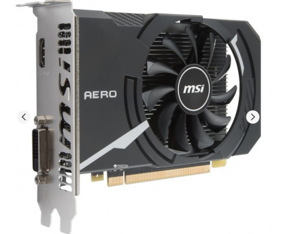 MSI GF GT 1030 Aero ITX OC 2GB GDDR5 (64bit) (1265/6008) (DVI, HDMI) (GT 1030 AERO ITX 2G OC) PCI-E б/у