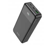 Павербанк HOCO J102A (6931474783622) 20000 mAh Black (Li-Ion, Output: 1xUSB, 1xType-C, 5/9/12 В/1.5A/2A/4.5A/5A, QC + PD)