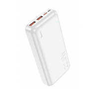 Павербанк HOCO J101A Astute (6931474782502) 20000 mAh White 22.5W (, Output: 2xUSB, 1xType-C, Швидка зарядка)