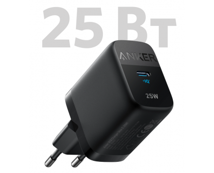 Мережева зарядка ANKER PowerPort 312 - 25W USB-C (Чорний)