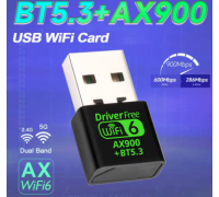 AX900 USB WiFi 6+Bluetooth 5.3 Adapter Dual Band 2.4G+5GHz USB WiFi Network Wireless Wlan Receiver DRIVER FREE