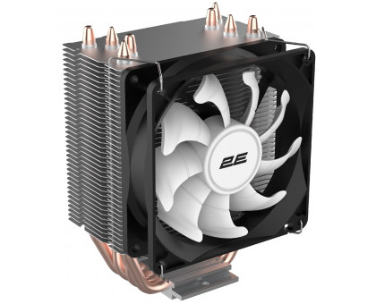 2E Gaming Air Cool Black (2E-AC90D4) Socket:/1200, 115x/1366/775/754/AM2(+)/AM3(+)/FM1/FM2(+)/AM4; 130 W; 4-pin; 1700 RPM; алюм