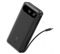 Павербанк ANKER PowerCore - 20000 mAh 87W(65+22) PD Built-In USB-C Cable (Чорний)