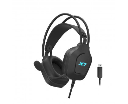 Гарнітура A4-Tech XH-200 USB, колір чорний