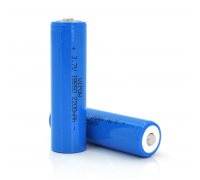Акумулятор 18650 Li-Ion Vipow ICR18650 TipTop, 2200mAh, 3.7V, Blue