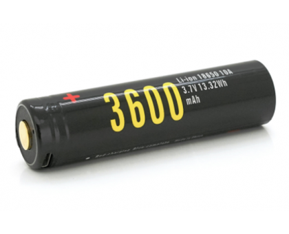 Акумулятор 18650 Li-Ion Soshine 18650USB-3.7-3600, USB-C, 3600mAh, 4.5A, 4.2/3.6/2.75V, Black