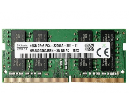 Hynix 16Gb 3200МГц (HMA82GS6CJR8N-XN) SO-DIMM DDR4, CL17,1.2 V