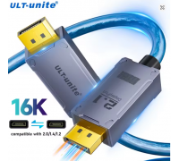 DisplayPort - DisplayPort 1m 6K 2.1 DP Cable 80Gbps 8K120Hz HBR3 4K240 HDR,HDCP,DSC 1.2a FreeSync G-Sync for Gaming Monitor