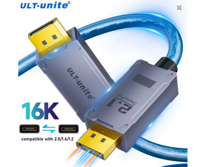 DisplayPort - DisplayPort 1m 6K 2.1 DP Cable 80Gbps 8K120Hz HBR3 4K240 HDR,HDCP,DSC 1.2a FreeSync G-Sync for Gaming Monitor