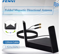 Антена FENVI Antenna Cable Dual Band 2.4G/5GHz For PCI-E Desktop WiFi Adapter RP SMA External Rotating Magnet Antenna for AX210