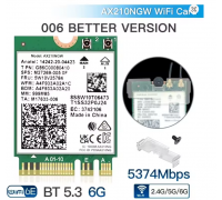 WiFi адаптер Intel AX1675X/AX210NGW WiFi6E 2.4Gbps 2.4/5Ghz Bluetooth 5.3 802.11AX
