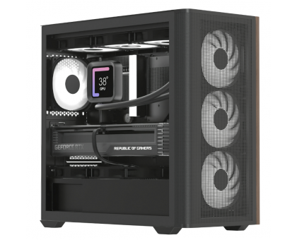 AeroCool D301A-G-BK-v2 (ACCS-DS03043.11) Black без БЖ