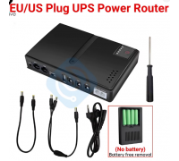 ББЖ UPS-18W DC1018P для роутерів/коммутаторів/PON/POE-430, 5//9/12V, 18Вт без АКБ Black