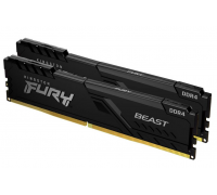 Kingston 32 GB (2x16 GB) Fury Beast Black (KF432C16BBK2/32) DDR4-3200 MHz,CL16,1.35 V, Intel XMP