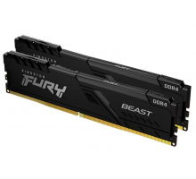 Kingston 32 GB (2x16 GB) Fury Beast Black (KF432C16BBK2/32) DDR4-3200 MHz,CL16,1.35 V, Intel XMP