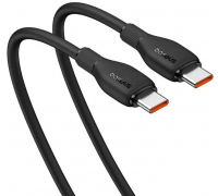 Type-C -> Type-C 1.2 m Baseus Pudding Series 60вт (P10355702111-B1) чорний