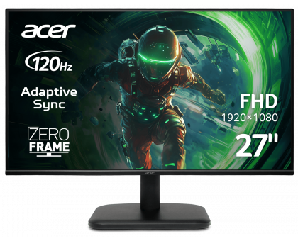 ACER 27" EK271Gbi (UM.HE1EE.G01) IPS FHD 120Hz VGA HDMI Black