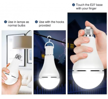 Лампочка на акумуляторі 15Вт LED E27 Emergency Light Bulb Handheld Charging Energy-Saving