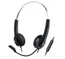 гарнітура GENIUS HS-220U USB-C 2.4m, Чорний