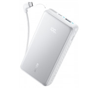 Павербанк ANKER - 20000 mAh 22.5W Built-In USB-C Cable (Білий)