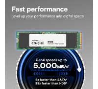 Crucial E100 2280 PCIe 4.0 Gen4 NVMe 1TB (CT1000E100SSD8) SSD