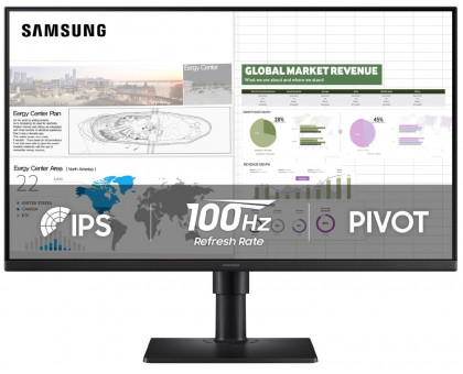 Монітор 27" Samsung S27D400 (LS27D400GAIXCI) -- IPS FullHD / 100Hz / 5 мс / Pivot / DisplayPort, 2HDMI, USB
